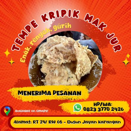 TEMPE KRIPIK MAK JUR